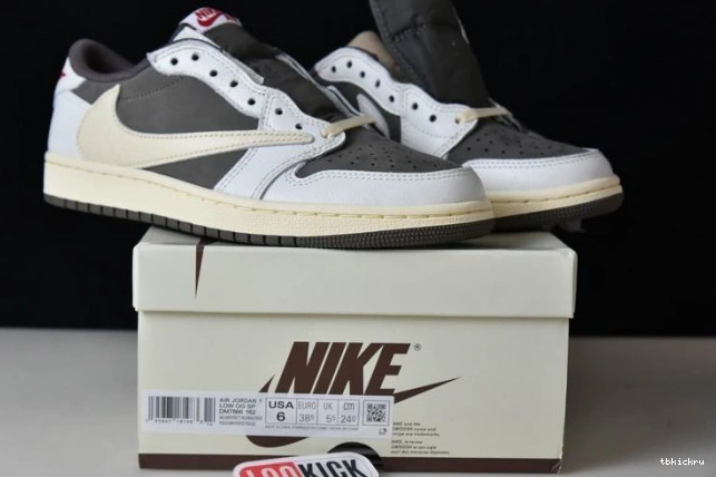 Rep TBkick Scott Jordan 1 Air Reverse DM7866-162 x Mocha Travis 0710